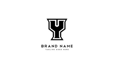 Y initial letter logo design
