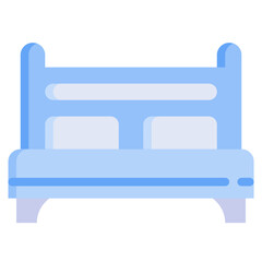 BED flat icon,linear,outline,graphic,illustration