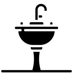 BASIN glyph icon,linear,outline,graphic,illustration
