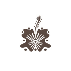 Obraz premium tulip flower icon illustration design vector