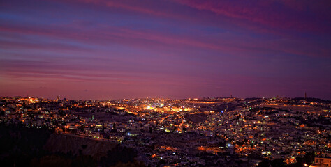 Panoramablick auf Jerusalem, Israel