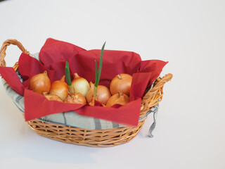 basket of green onion
