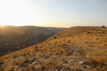 Landscape Judean Desert, near the Dead Sea. High quality photo