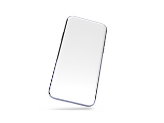 Smartphone Screen 3D Illustration Mockup Screen