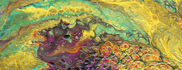 close up of paint