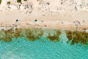 Campomarino di Maruggio, Puglia, Salento dal drone