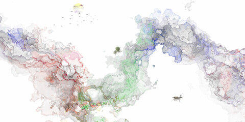 abstract watercolor background