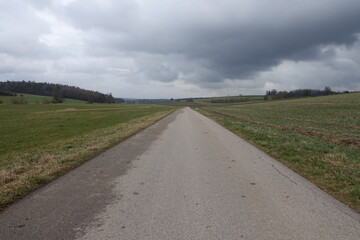 Schöne Landschaft in Donau-Ries