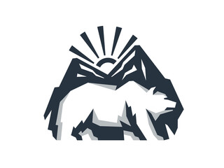 Bear mountain logo
