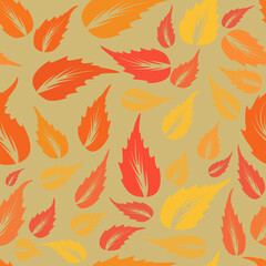 Modern design autumn leaves texture.