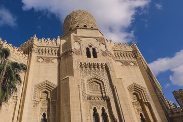 Alexandria, Egypt - November 03, 2021: Exterior View to the Very Beautiful Example of Islamic Art -...