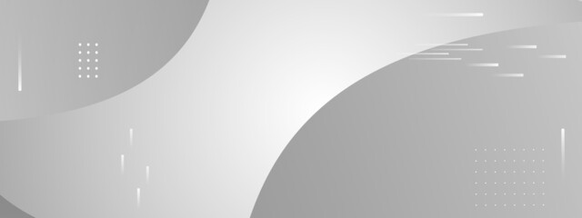 Abstract grey and white geometric stylish modern smooth background design