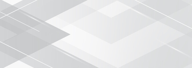 Abstract grey and white geometric stylish modern smooth background design