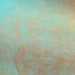 Blue and bronze leather aged texture. Scrapbook aged background