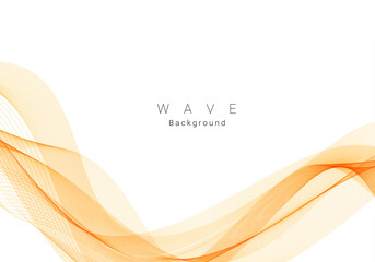 Abstract modern dynamic stylish red and yellow decorative pattern wave banner background