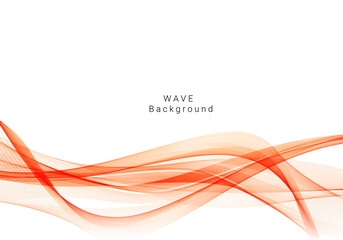 Decorative design modern pattern with stylish smooth yellow wave background