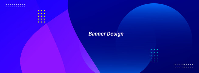 Abstract geometric elegant modern pattern colorful banner background