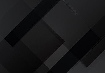 Dark geometric black abstract background elegent design pattern.