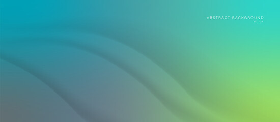 Abstract Blue and green curve lines smooth shape backgrounds. Website, banner and brochure background. Vector illustration