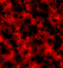 Blood with infection close-up. Infected blood under a microscope. Virus in the blood