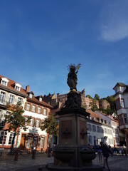 Fototapeta na wymiar Piazza in Heidelberg, Germany 