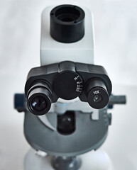 Are you ready to to see the truth come to light. Still life shot of a microscope placed in a laboratory.