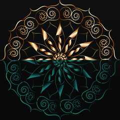 luxury Islamic background with decorative ornament golden lantern and star
Eid and Ramadan design