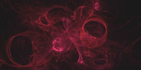 3D rendering abstract multicolor fractal background