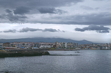 Naklejka premium 삼양검모래해변