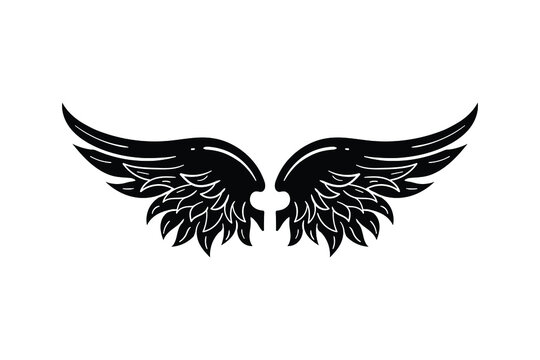 Pin on small angel wings tattoos