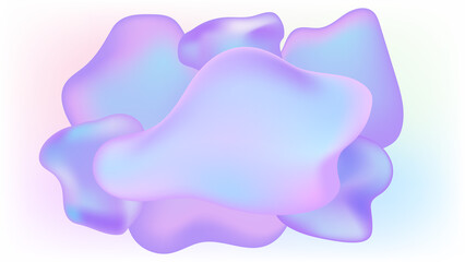 Abstract liquid holographic background