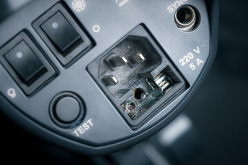 Fototapeta premium overloaded cartridge fuse