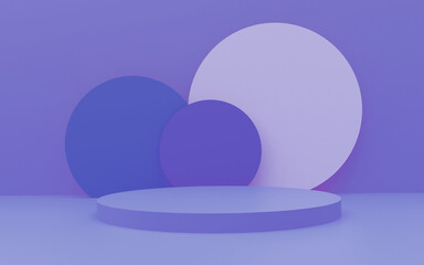 podium for products, 3d rendering