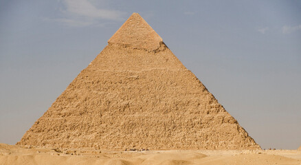 Fototapeta na wymiar Pyramid of Khafre in Giza Necropolis, Egypt