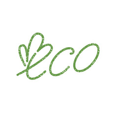 Vector logo eco. Vegan, raw, healthy food badges, for cafes, restaurants, food packaging, etc.