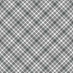 Black and White Chevron Plaid Tartan textured Seamless Pattern Design