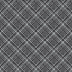 Black and White Chevron Plaid Tartan textured Seamless Pattern Design