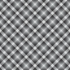 Fototapeta premium Black and White Chevron Plaid Tartan textured Seamless Pattern Design