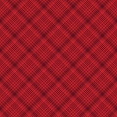 Red Chevron Plaid Tartan textured Seamless Pattern Design