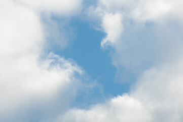 blue sky with clouds