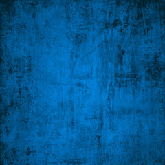 Grunge blue background with space for text