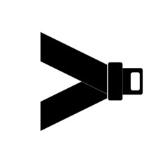seat belt sign. Attention illustration symbol drive