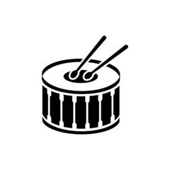 drum logo icon design template