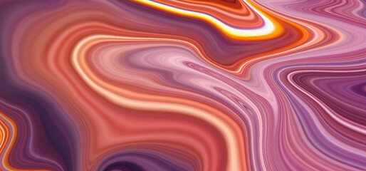 Modern stylist colorful decorative swirly colored abstract background with silky fluid liquid effect. Abstract wave liquid marble texture illustration for book cover, industrial works and any design.