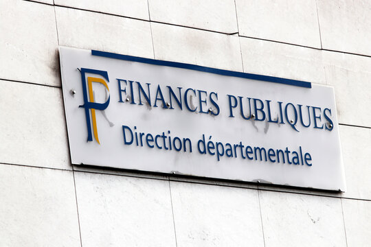 Enseigne Finances Publiques, fisc et imp&ocirc;t