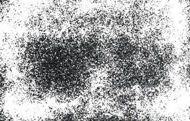 Grunge black and white pattern. Monochrome particles abstract texture. Background of cracks, scuffs, chips, stains, ink spots, lines. Dark design background surface.
