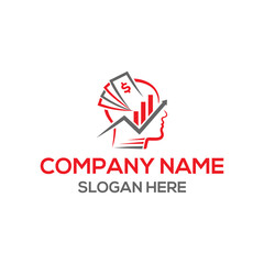  Accounting logo  and financial money design accounting, consultant, finance Template 