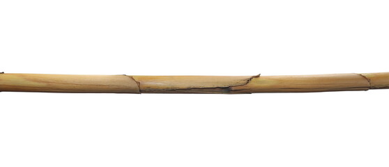 Bamboo stick isolated on white 