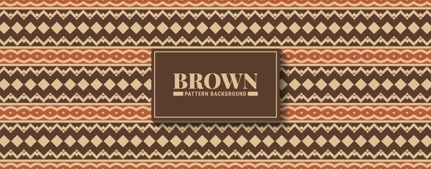 Brown abstract geometric pattern design