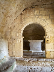 Fototapeta premium St. Peter's Chapel, Montmajour Abbey, Arles